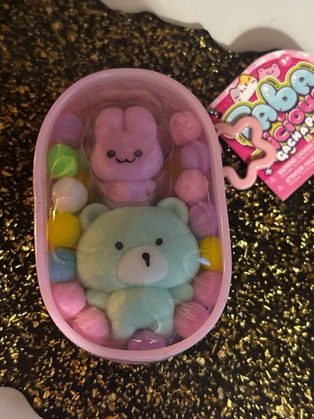 Orb Taba Gacha Pouch with Flocked Squishies
